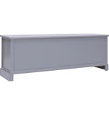VidaXL Tv-meubel 115x30x40 cm hout donkergrijs