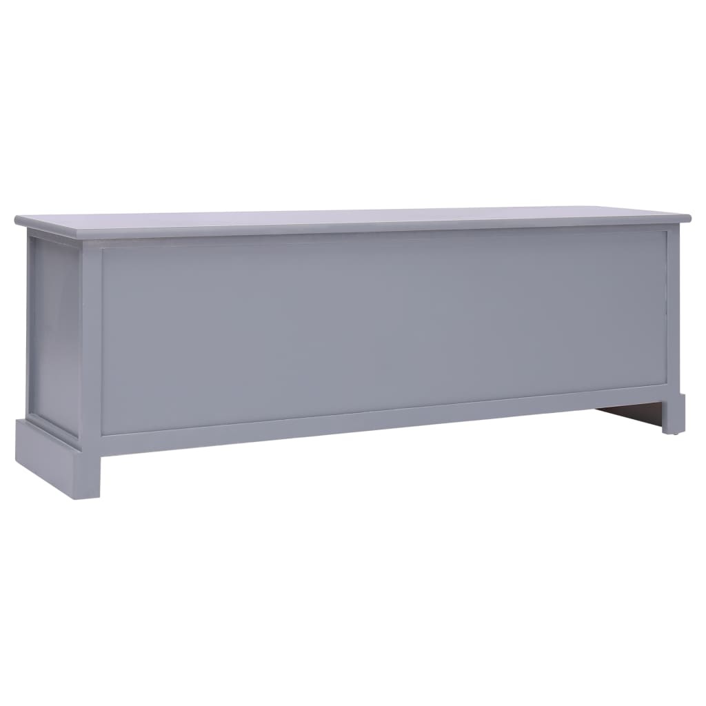 VidaXL Tv-meubel 115x30x40 cm hout donkergrijs