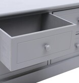 VidaXL Tv-meubel 115x30x40 cm hout donkergrijs