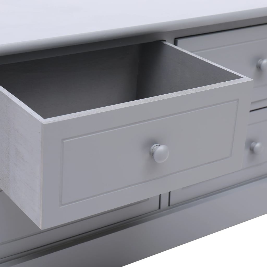 VidaXL Tv-meubel 115x30x40 cm hout donkergrijs