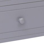 VidaXL Tv-meubel 115x30x40 cm paulowniahout grijs