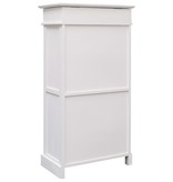 VidaXL Schoenenkast 50x28x98 cm paulowniahout wit