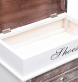 VidaXL Schoenenkast 50x28x58 cm paulowniahout bruin