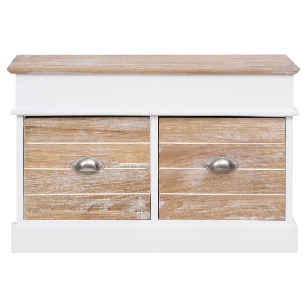 VidaXL Halbank 70x35x45 cm paulowniahout