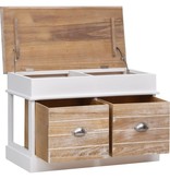 VidaXL Halbank 70x35x45 cm paulowniahout