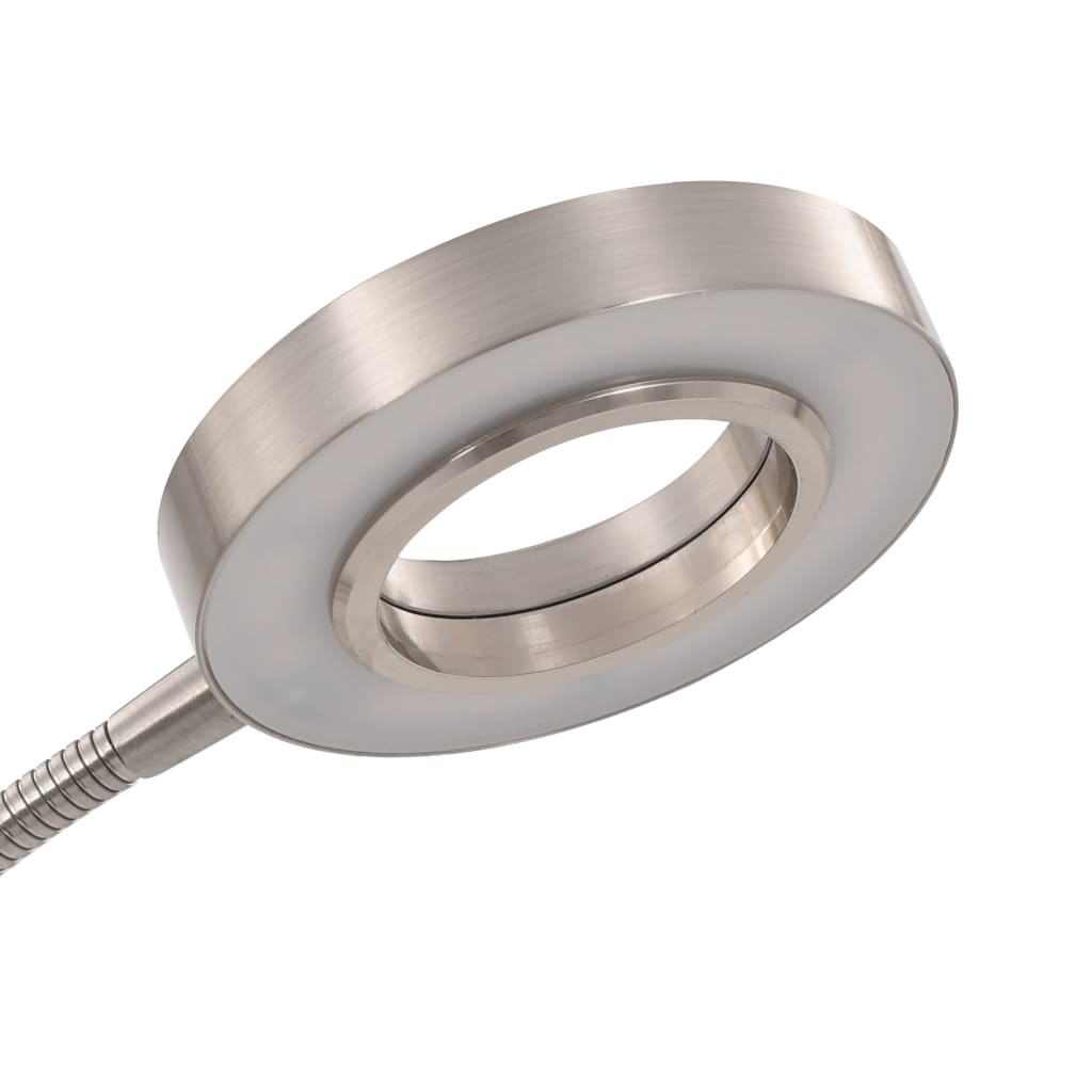 VidaXL Lamp staand 18 W dimbaar 180 cm zilverkleurig