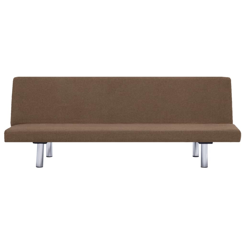 VidaXL Slaapbank polyester bruin