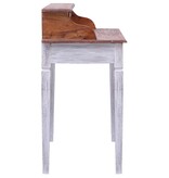VidaXL Schrijftafel met lades 90x50x101 cm massief gerecycled hout
