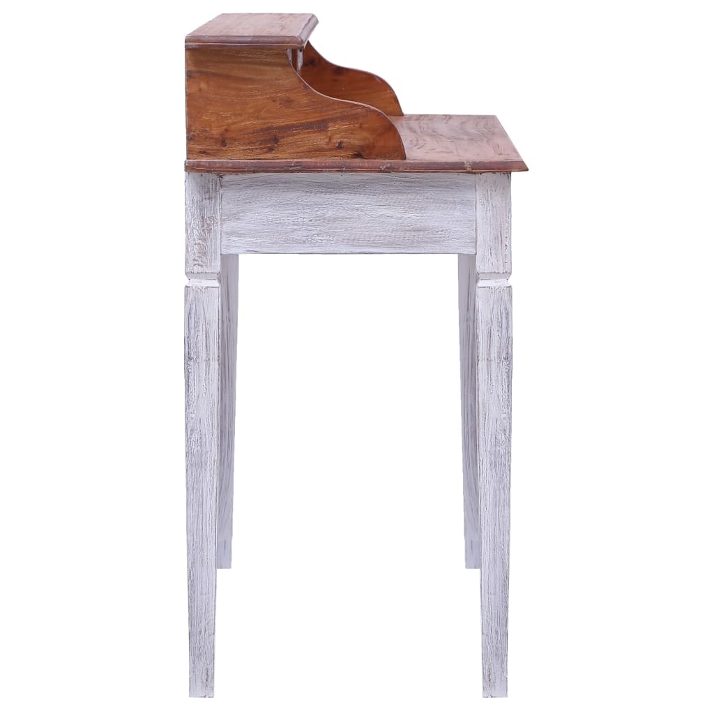VidaXL Schrijftafel met lades 90x50x101 cm massief gerecycled hout