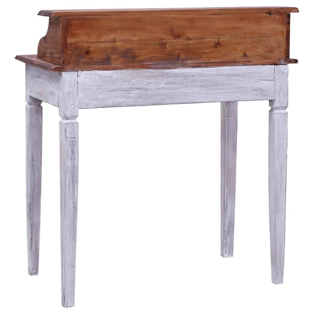 VidaXL Schrijftafel met lades 90x50x101 cm massief gerecycled hout