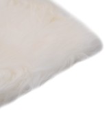 VidaXL Stoelkussens 2 st 40x40 cm echt schapenvacht wit