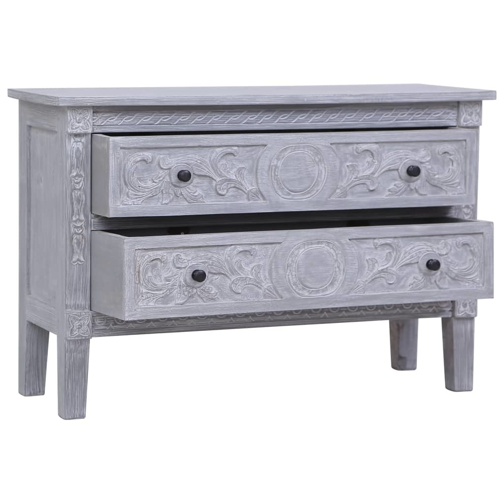 VidaXL Dressoir met 2 lades 90x30x60 cm massief mahoniehout