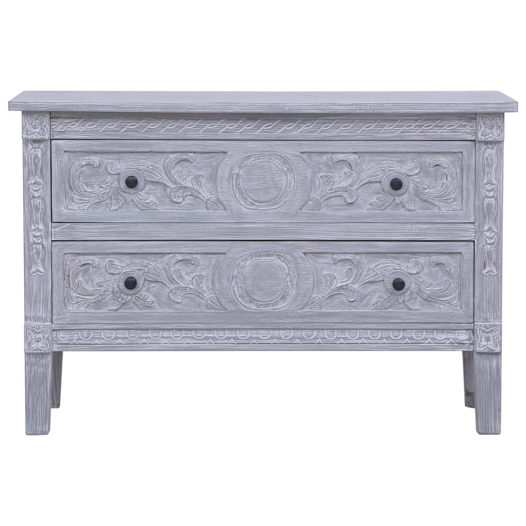VidaXL Dressoir met 2 lades 90x30x60 cm massief mahoniehout