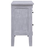 VidaXL Dressoir met 2 lades 90x30x60 cm massief mahoniehout