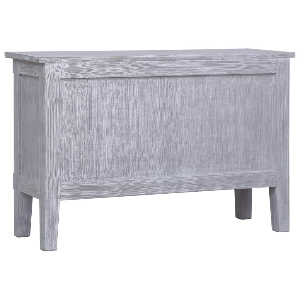 VidaXL Dressoir met 2 lades 90x30x60 cm massief mahoniehout