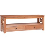 vidaXL Tv-meubel 120x30x40 cm massief mahoniehout