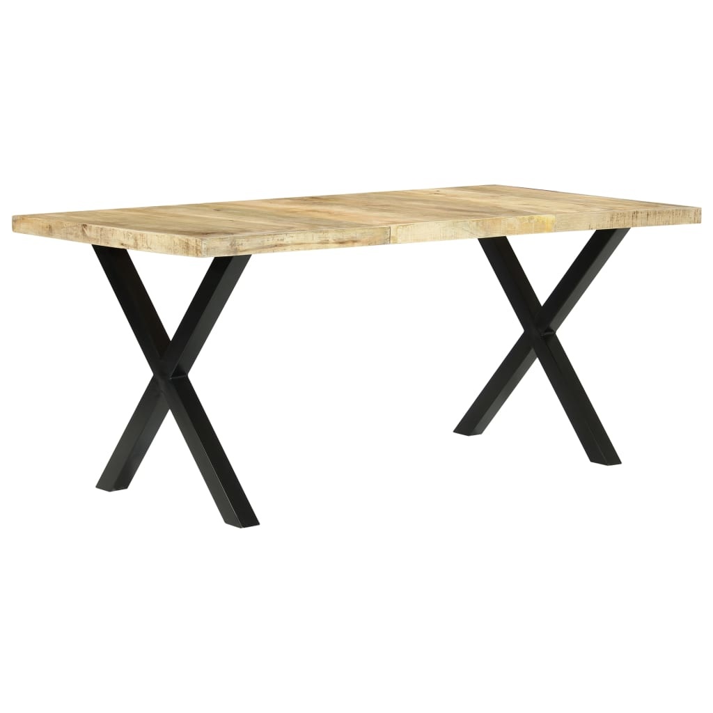 vidaXL Eettafel 180x90x76 cm massief mangohout