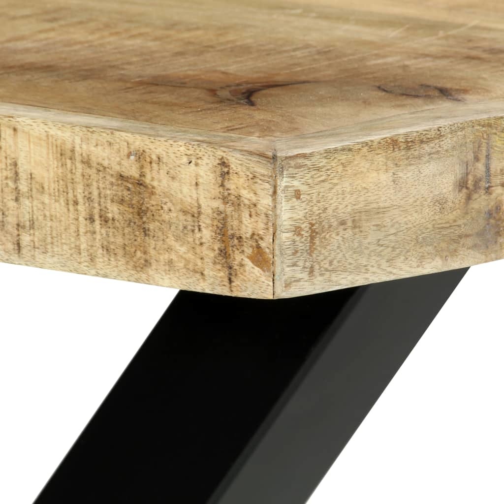 vidaXL Eettafel 180x90x76 cm massief mangohout