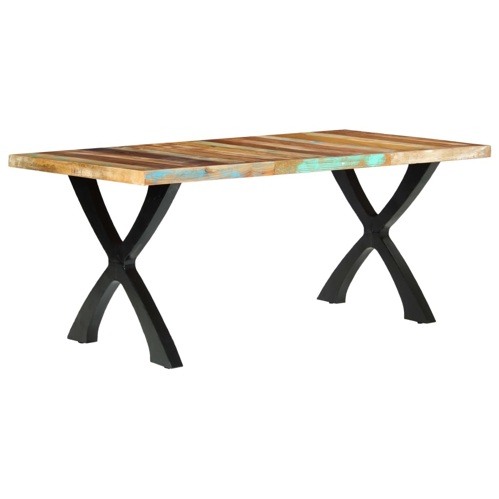 VidaXL Eettafel 180x90x76 cm massief gerecycled hout