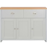 VidaXL Dressoir 112x35x81 cm grijs