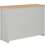 VidaXL Dressoir 112x35x81 cm grijs