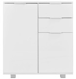 VidaXL Dressoir 71x35x76 cm spaanplaat hoogglans wit