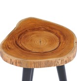 VidaXL Salontafel 40x45 cm massief teakhout