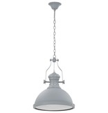 vidaXL Plafondlamp rond E27 grijs