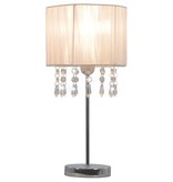 VidaXL Bureaulamp rond E27 wit
