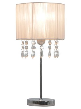 VidaXL Bureaulamp rond E27 wit