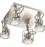 VidaXL Spotlight viervoudig GU10 zilverkleurig