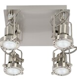 VidaXL Spotlight viervoudig GU10 zilverkleurig