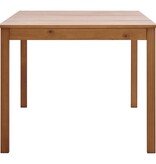 vidaXL Eettafel 180x90x73 cm grenenhout honingbruin