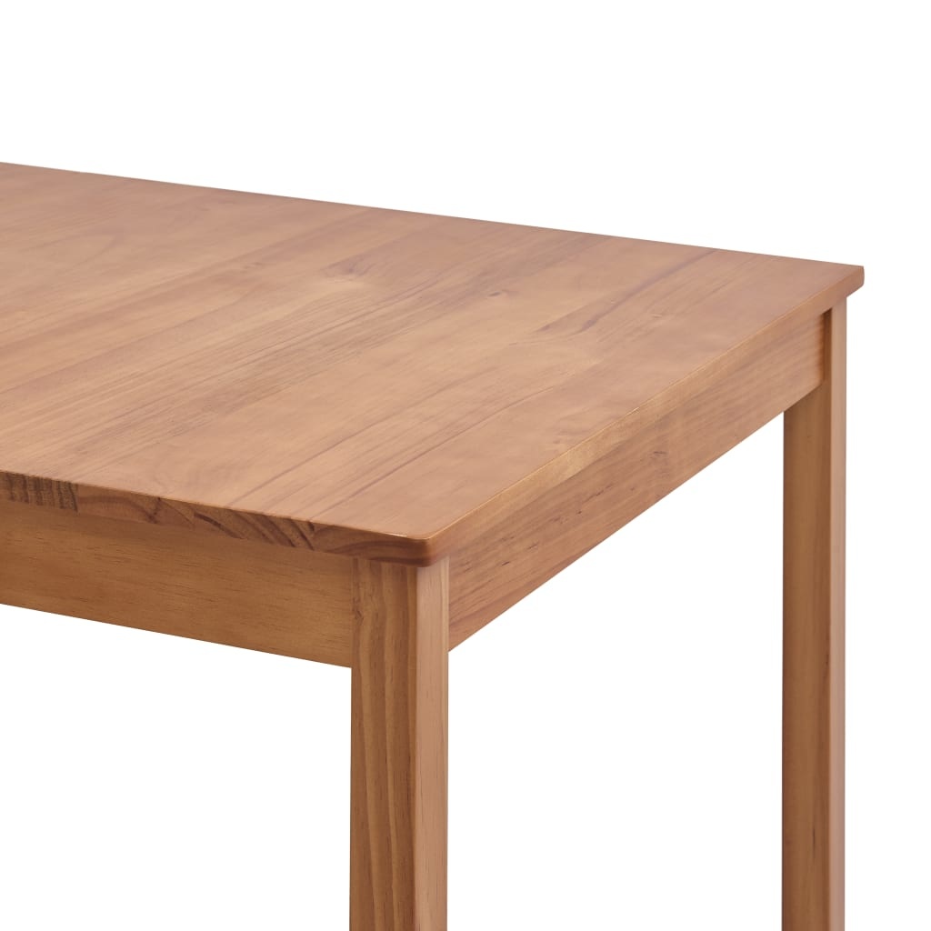 vidaXL Eettafel 180x90x73 cm grenenhout honingbruin