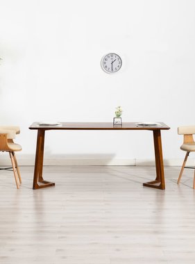 VidaXL Eetkamerstoelen 2 st kunstleer en gebogen hout crème