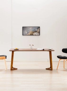 vidaXL Eetkamerstoelen 2 st kunstleer zwart