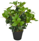 vidaXL Kunstplant met pot laurierboom 40 cm groen