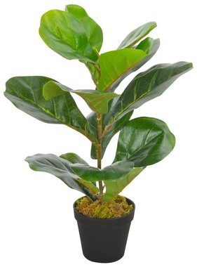 vidaXL Kunstplant met pot vioolbladplant 45 cm groen