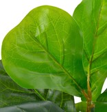 vidaXL Kunstplant met pot vioolbladplant 45 cm groen