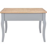 VidaXL Salontafel 80x80x50 cm hout grijs