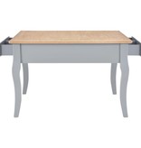 VidaXL Salontafel 80x80x50 cm hout grijs
