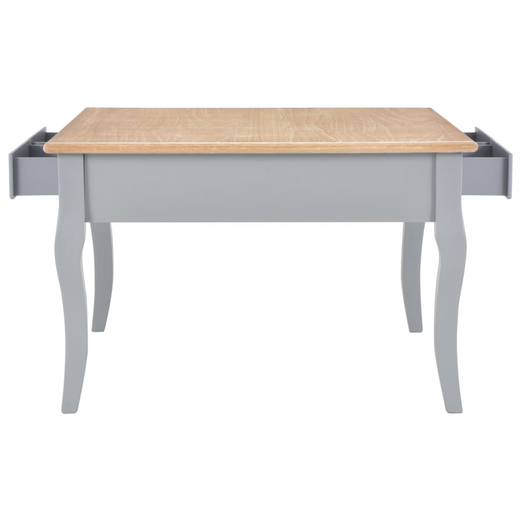 VidaXL Salontafel 80x80x50 cm hout grijs
