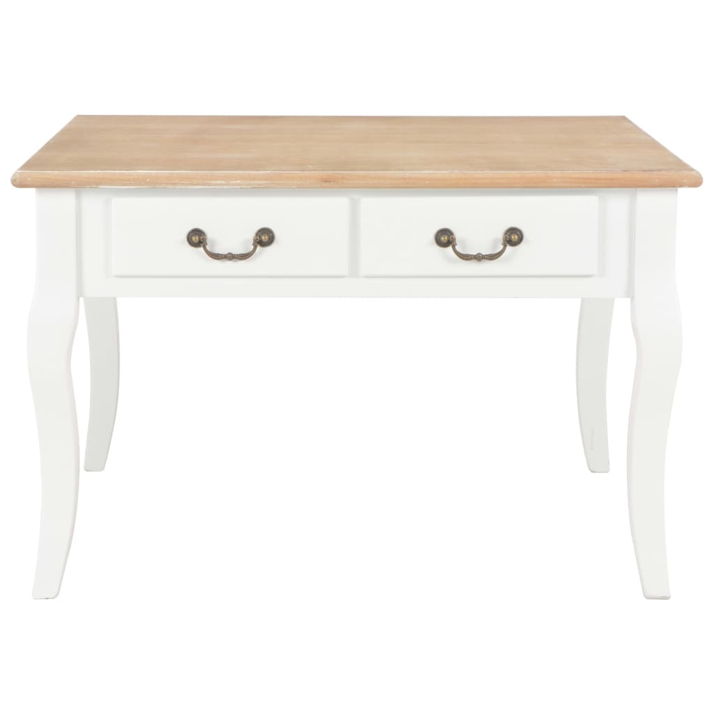 VidaXL Salontafel 80x80x50 cm hout wit