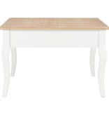 VidaXL Salontafel 80x80x50 cm hout wit