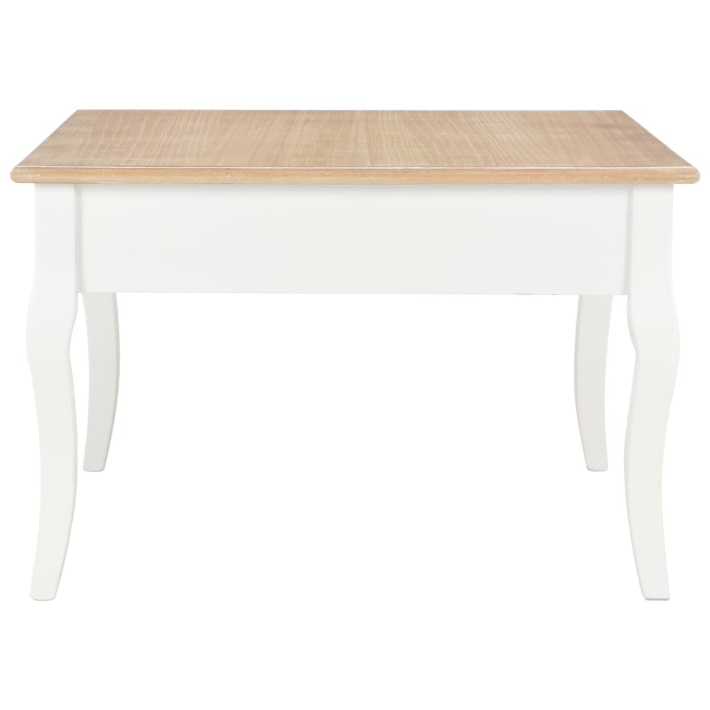 VidaXL Salontafel 80x80x50 cm hout wit