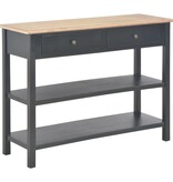VidaXL Dressoir 110x35x80 cm MDF zwart