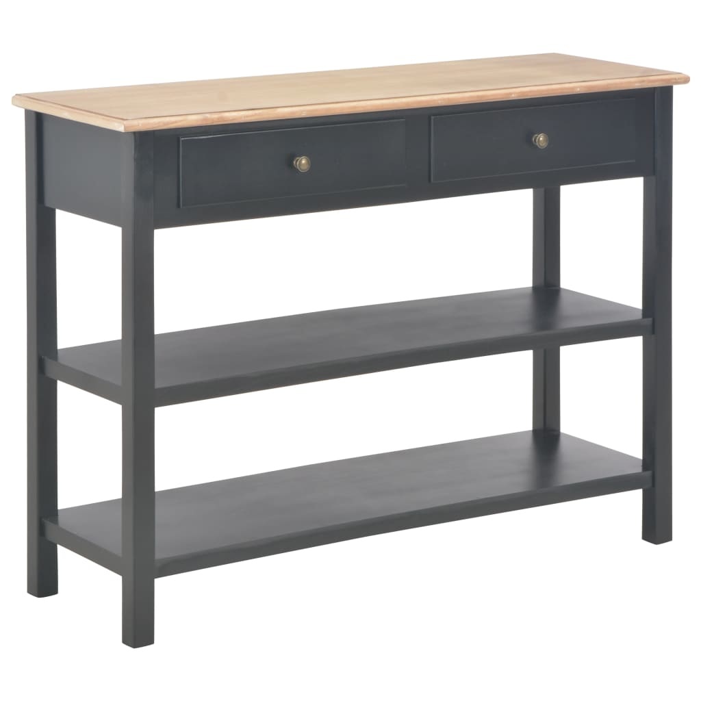 VidaXL Dressoir 110x35x80 cm MDF zwart