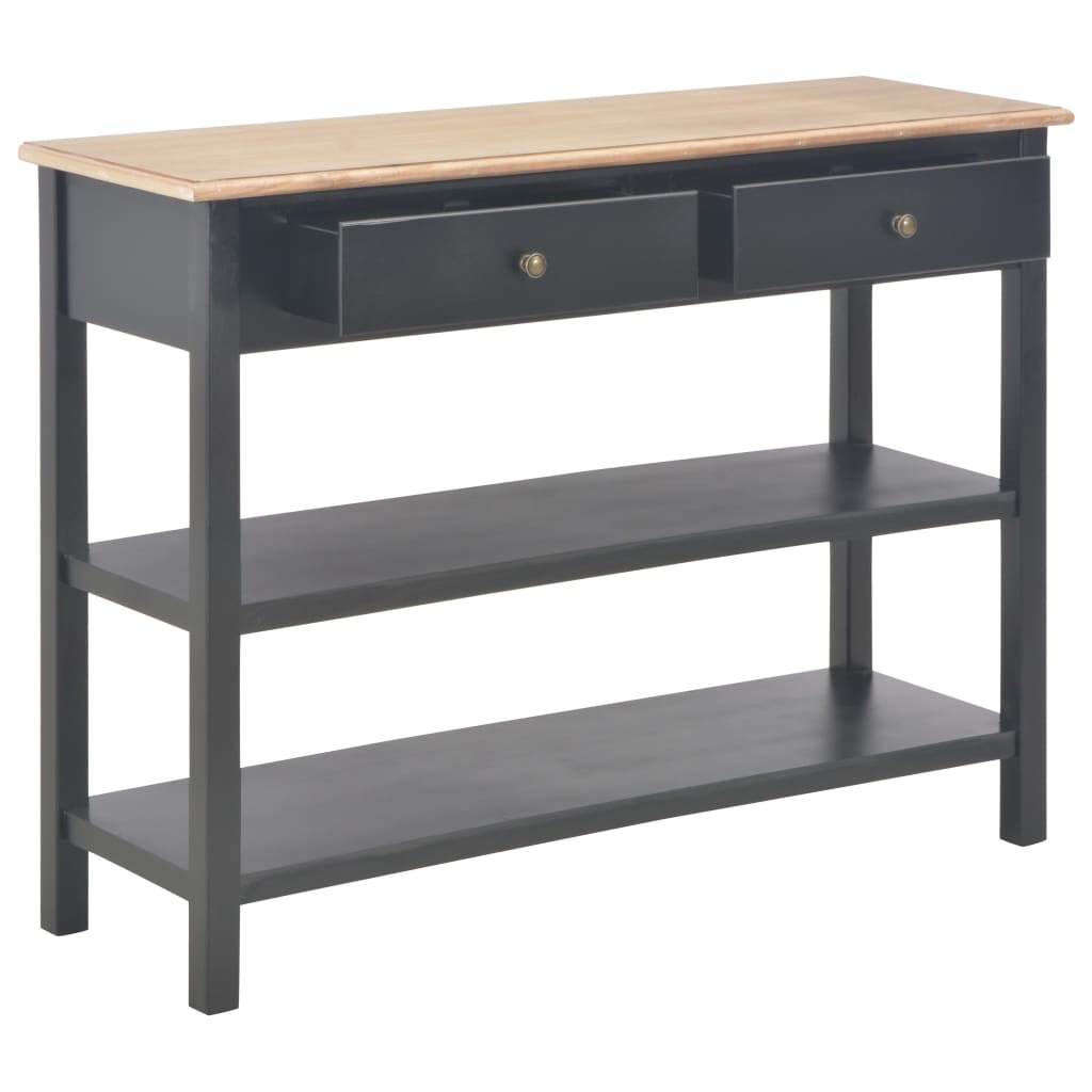 VidaXL Dressoir 110x35x80 cm MDF zwart