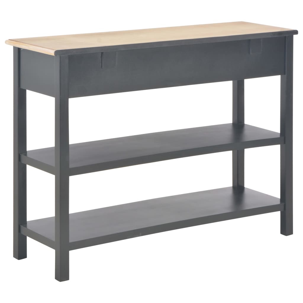 VidaXL Dressoir 110x35x80 cm MDF zwart
