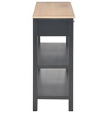 VidaXL Dressoir 110x35x80 cm MDF zwart